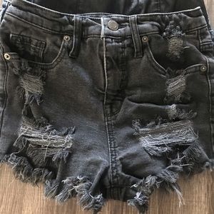 High waisted shorts